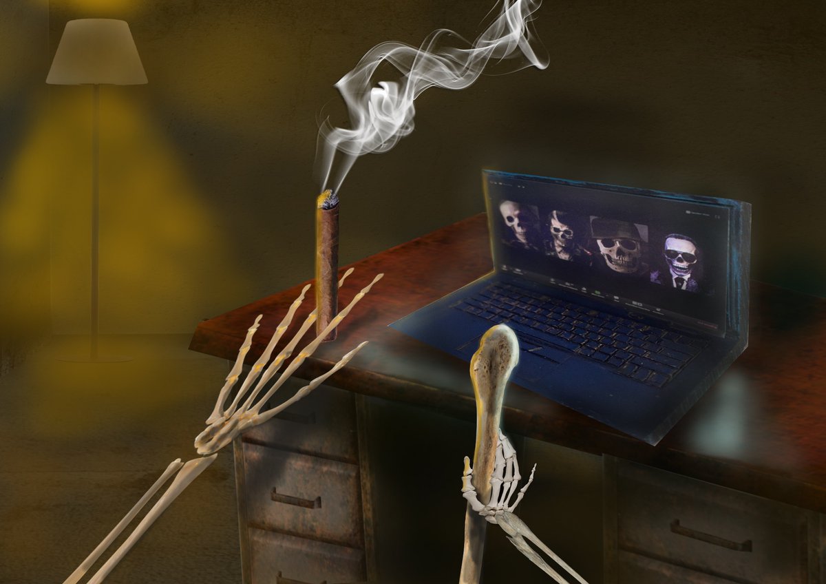 Skeleton strokin it
