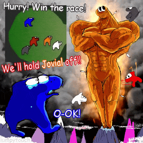 We'll hold Jovial off GIF
